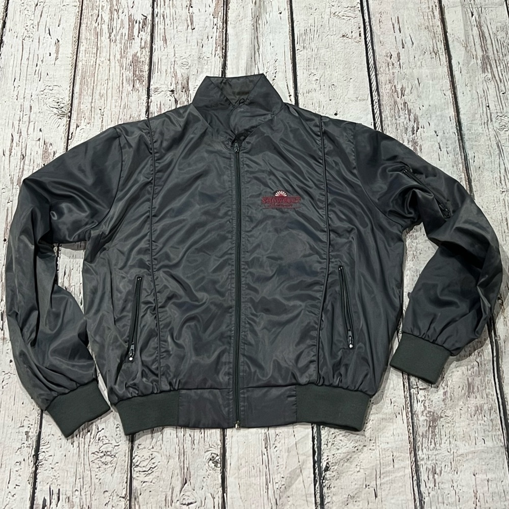 Vintage 1980s Showboat Casino Atlantic City New Jersey Windbreaker 80s Jacket